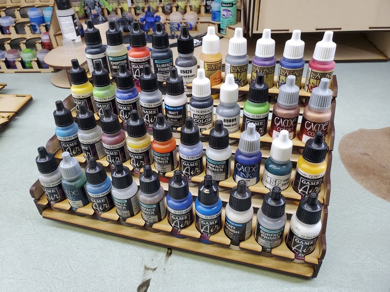 40 Bottle Vallejo/Army Painter Modular Paint Rack Etsy