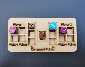 Command Point tracker MDF Warhammer 40K