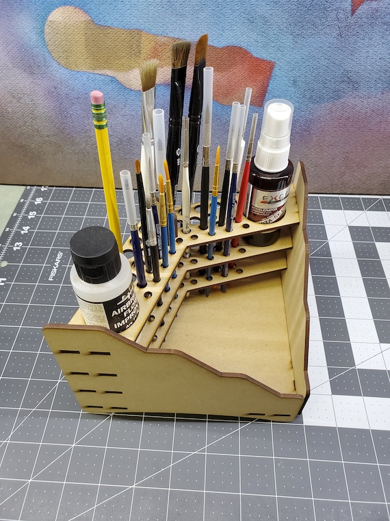 Paint Brush Holder, Paint Brush Rack, Hobby Tool Holder, Hobby