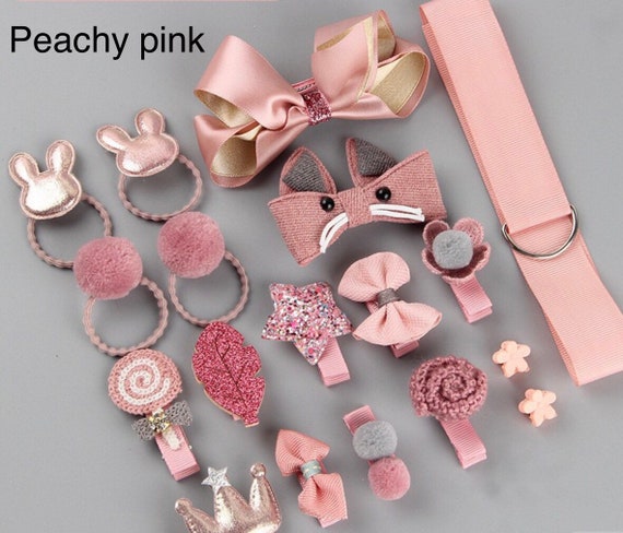 ヘアアクセサリー theVirgins rose tiny hair barrette set rose tiny hair barrette set the virgins - メルカリ