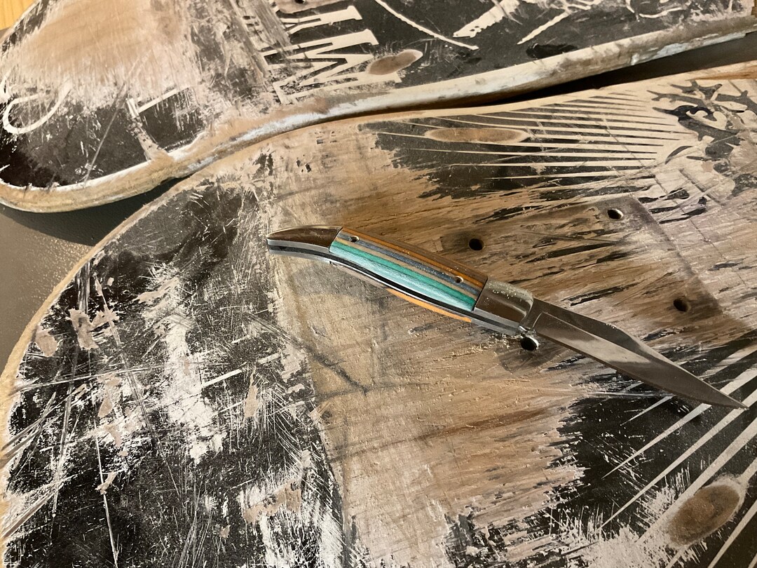 Pocket Knife Skateboard Recycling Etsy