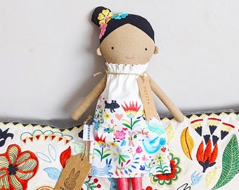 Rosita- Top knot girl / mexican doll / hispanic doll / spanish doll