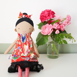 Valentina - Haarknoten Mädchen / mexikanische Puppe / spanische Puppe
