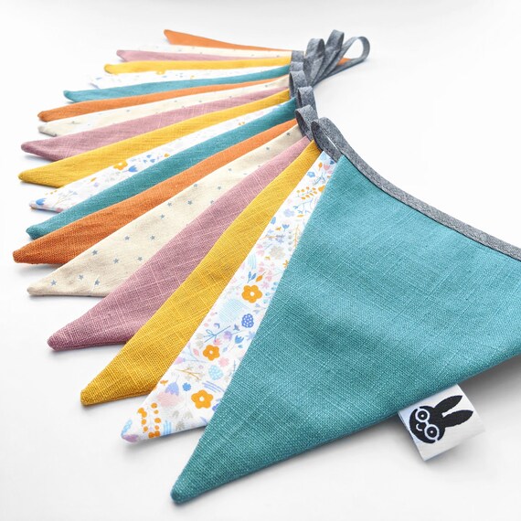 Custom Bunting Flags Personalised Banner Home Nursery Etsy