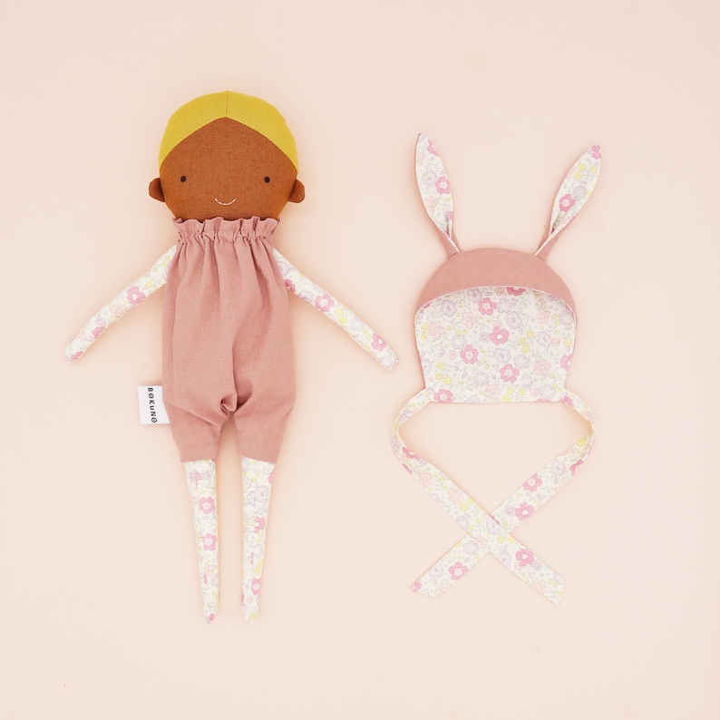 Bunny girl doll / rabbit doll / easter rabbit / keepsake gift / heirloom doll image 6