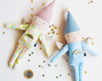 Fairy doll / tooth fairy gift / guardian angel /  tooth fairy pillow