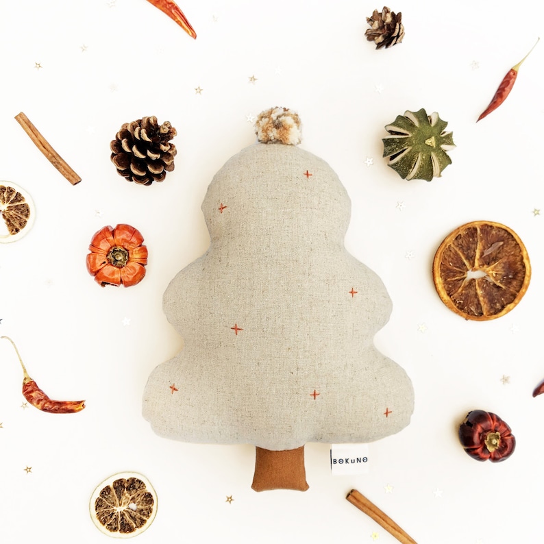 Tree cushion / Xmas tree / holiday decor / Christmas / pillow / soft toy / Christmas gifts / nordic / scandinavian image 5