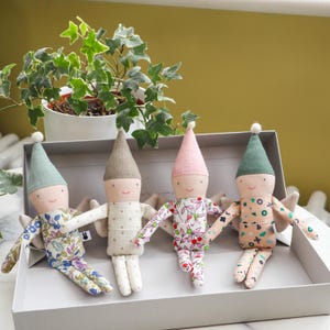 Limitierte Edition: Elfen Puppe / Zahnfee Geschenk / Pixie / Schutzengel / Taschenpuppe