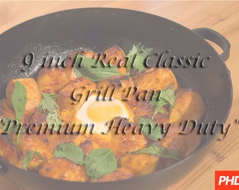 9" Real Classic Grill Pan "Premium Heavy Duty"