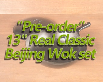 13" Real Classic Wok (Beijing Wok) set "Simple"