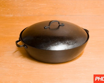 12&quot; Real Classic Grill Pan &quot;Premium Heavy Duty&quot; set with lid