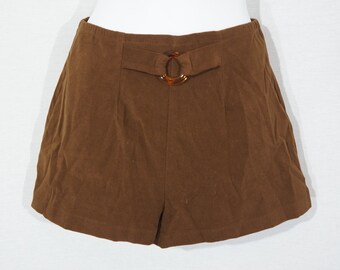 suede hot pants