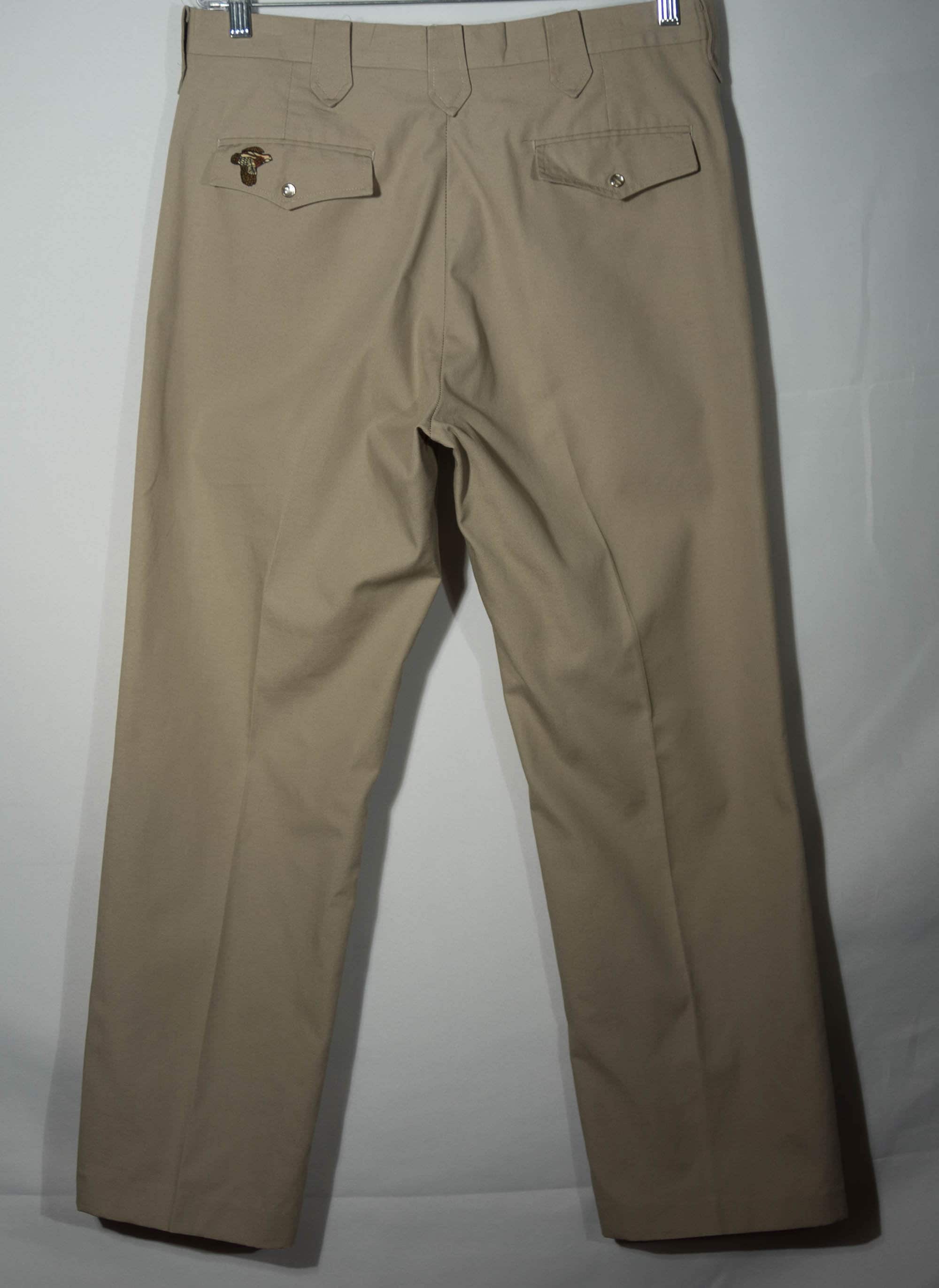 Vintage Mesquite Niver Western Pants: Tan Khaki Rockabilly