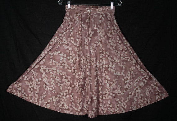 Vintage Skirt 70s Midi Made in California Metaill… - image 4