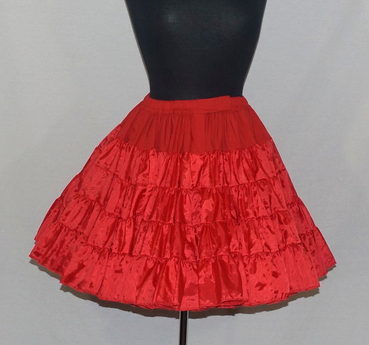 Vintage Petticoat 1980's Circle Skirt Slip Square Dance Etsy
