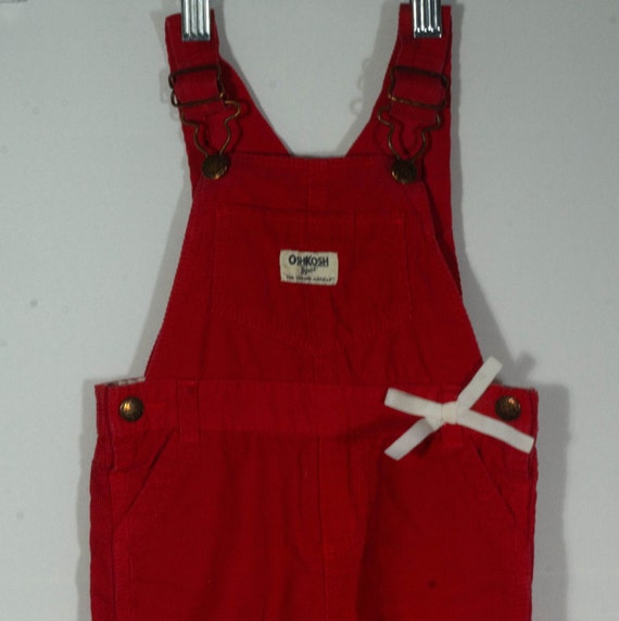 Baby OshKosh Overalls Corduroy Pants Dungaree Cor… - image 6