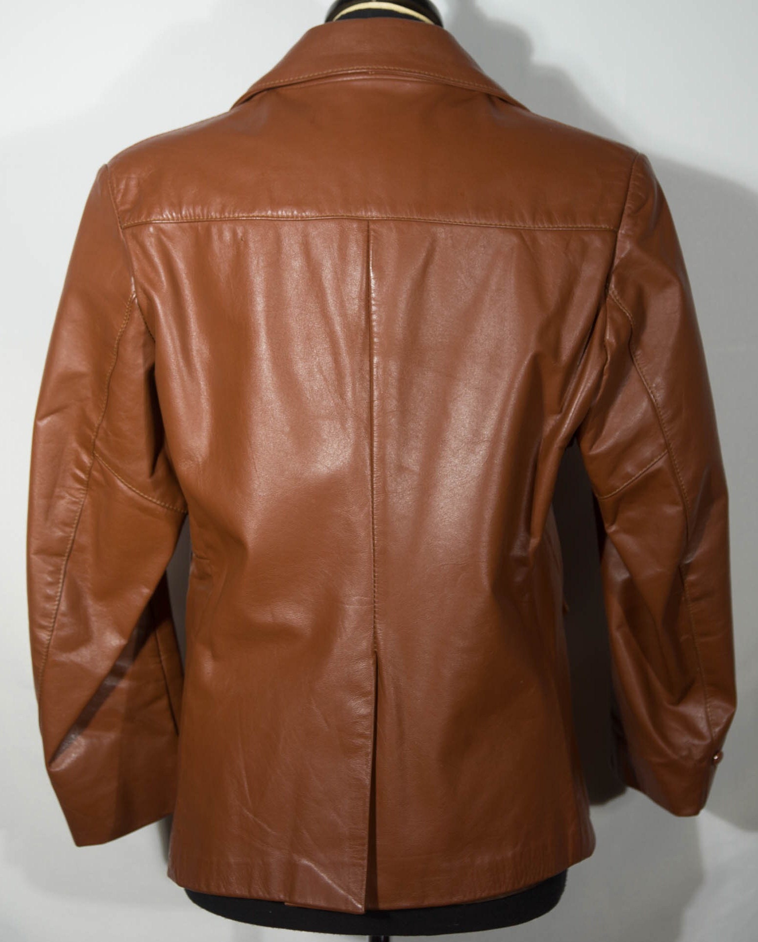 Vintage Leather Coat 70's Jacket the Leather Shop Made in Vintage Leather Coat 70's Jacket the Leather Shop Made in