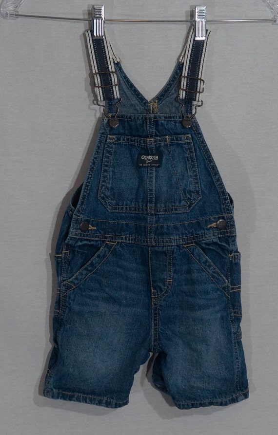 OshKosh Overalls Jeans Shorts Vestbak Shortalls - 