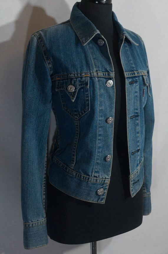 Levi's Jean Jacket Levi Strauss & Co. Denim Coat Size Etsy