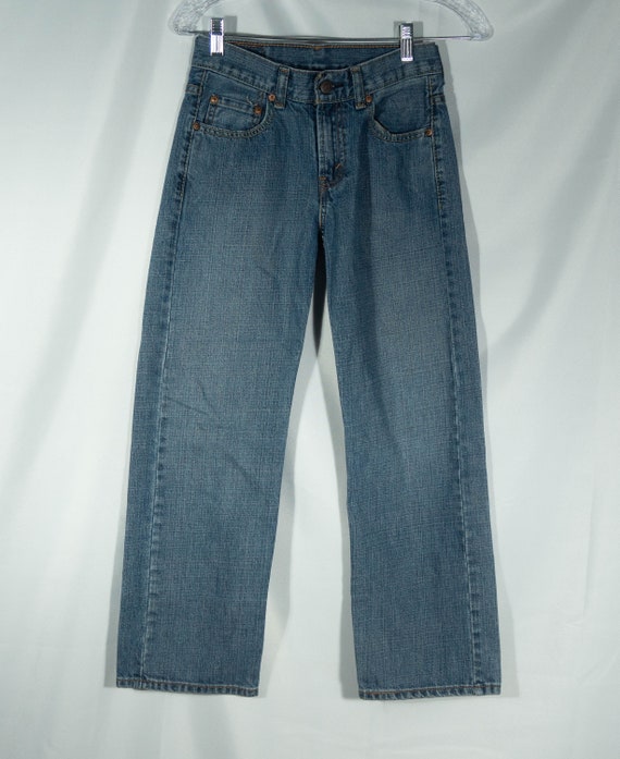 Vintage Kids Jeans Levi's 550 Red Tab Denim - Siz… - image 5