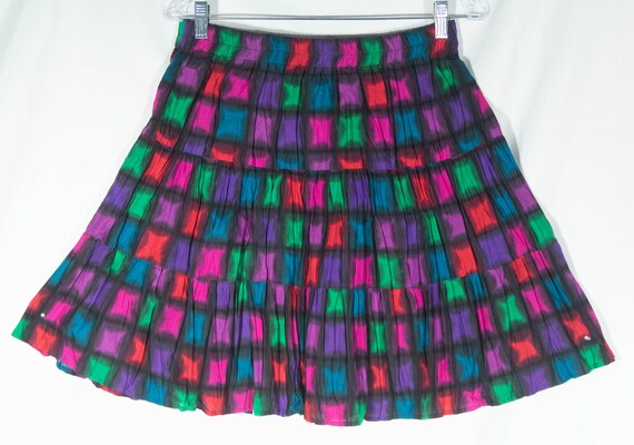 Vintage Southwestern Skirt Made in USA 80s Miller… - image 8