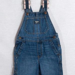 Kids OshKosh Overalls Shorts Toddler Shortalls Jean Shorts Vestbak Shortalls Beachy Summer Style - Small Child Toddler Little Kids Size 3T