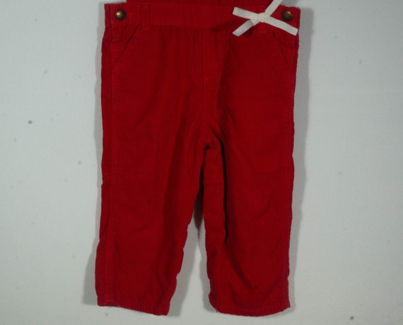 Baby OshKosh Overalls Corduroy Pants Dungaree Cor… - image 7