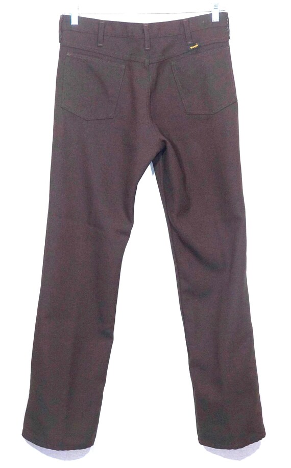 Vintage 70s Wrangler Western Pants: Brown Bootcut… - image 2