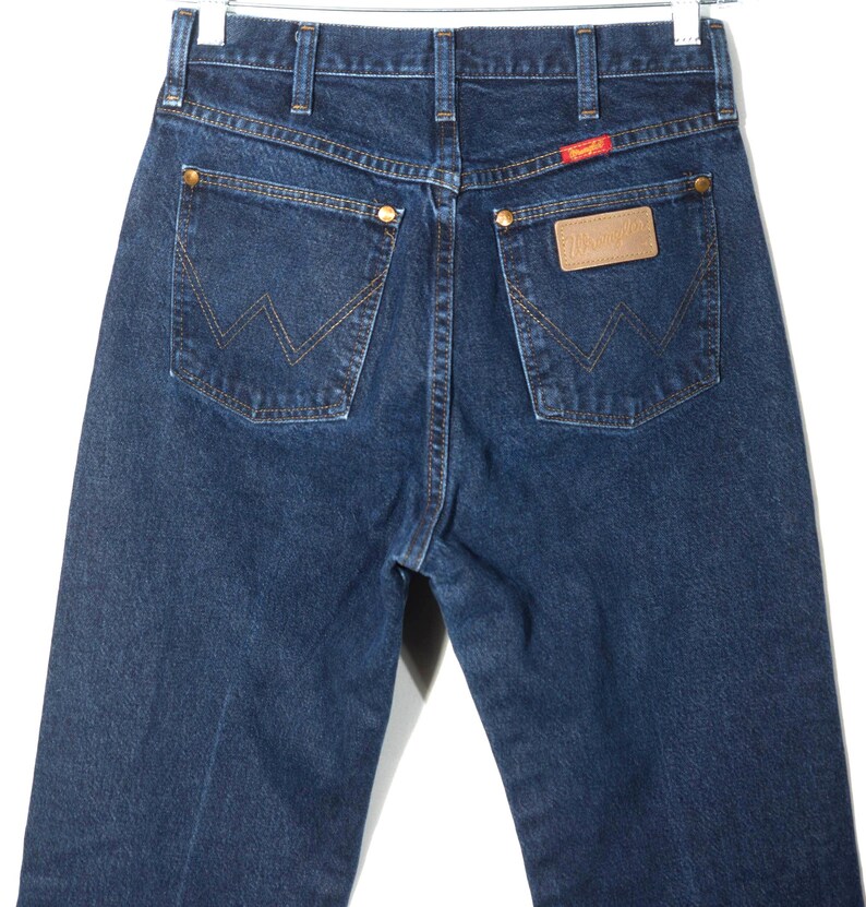 Vintage Western Jeans Tillverkade i USA Wranglers Bootcut - Storlek 9 (28 x 32) bild 9