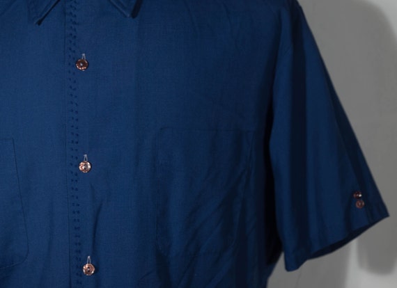 60s Shirt Vintage "Mr. California" Mod Square Hem… - image 7