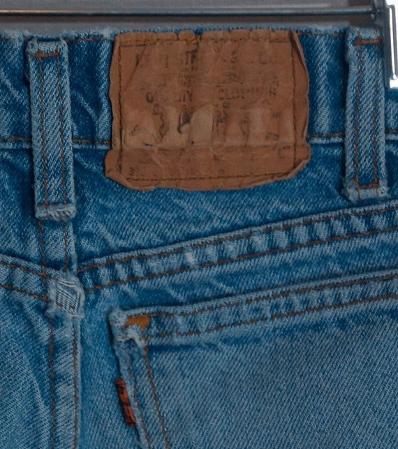 Kids Levi's Jean Shorts Vintage 70s 80s Made in U… - image 10