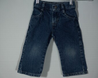 Vintage Baby Jeans Kids Riders Blue Jeans - Child Size 18M -  Perfectly Worn In