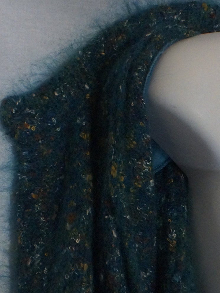 mohair sweater jacket 80s cardigan sweater