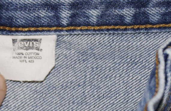 Vintage Levi's Jean Shorts 501 Cutoffs Upcycled B… - image 6