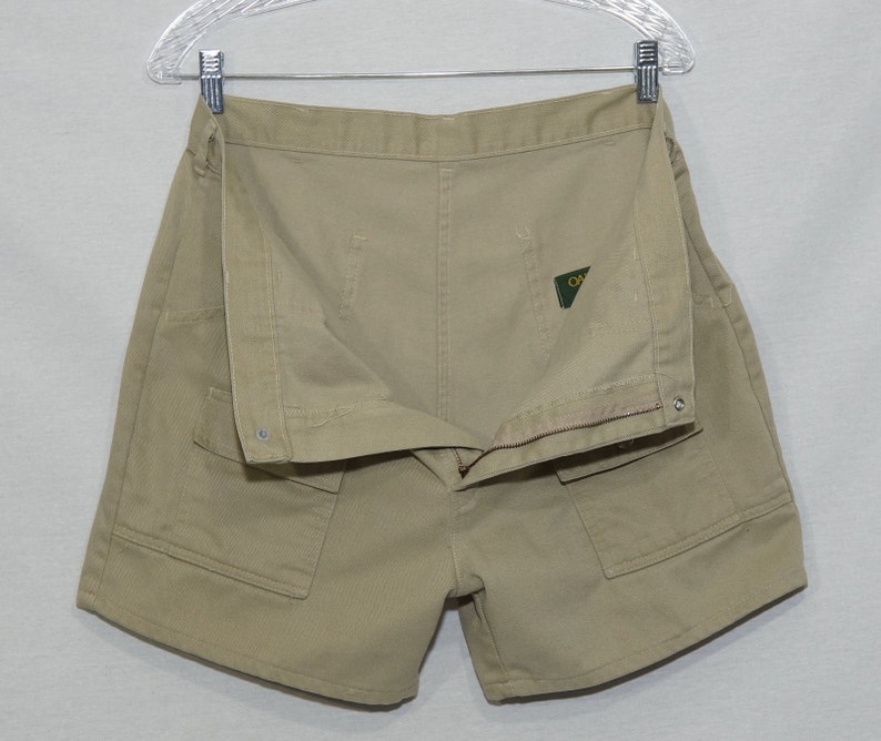 1970/'s Board Shorts Vintage Surfer Leisure Wear Snaps Oakton Ltd Label 36 Waist