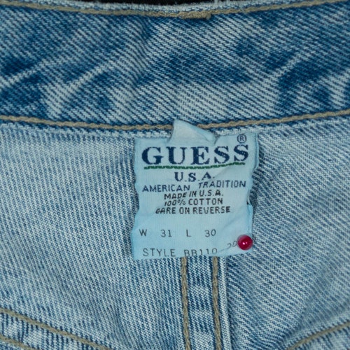 Vintage shops Guess Jean Shorts 80s Georges Marciano Made in USA - Size 29 x 28