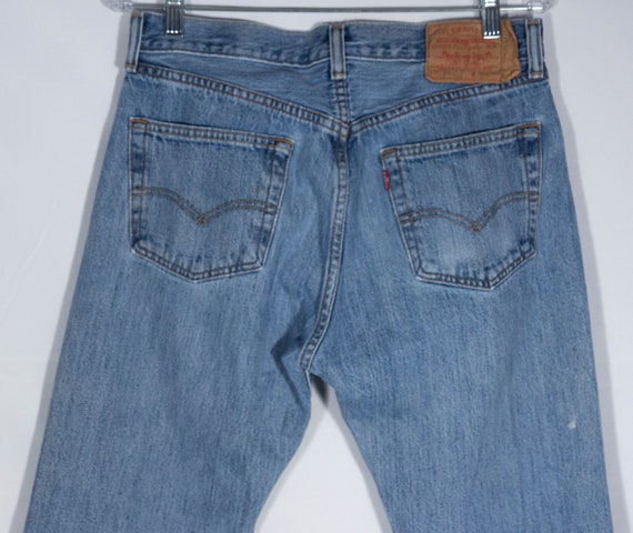 Vintage 501 Levi's 90s Worn-In Jeans Levi Red Tab But… - Gem