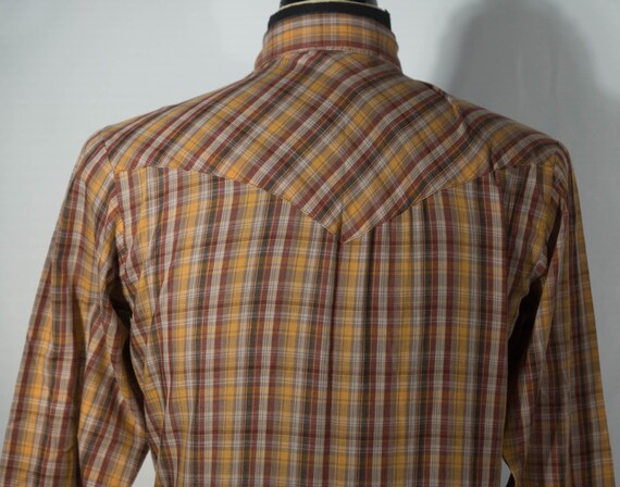 Vintage Western Wear Shirt 80s Pearly Snaps Madma… - image 9