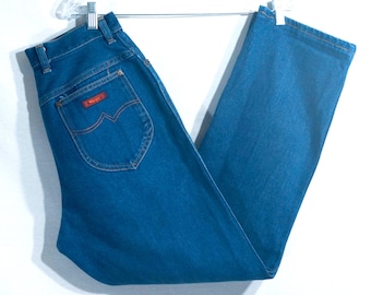 Jaren 70 jeans vintage Wranglers in de VS gemaakte westernstijl - VTG-maat 12