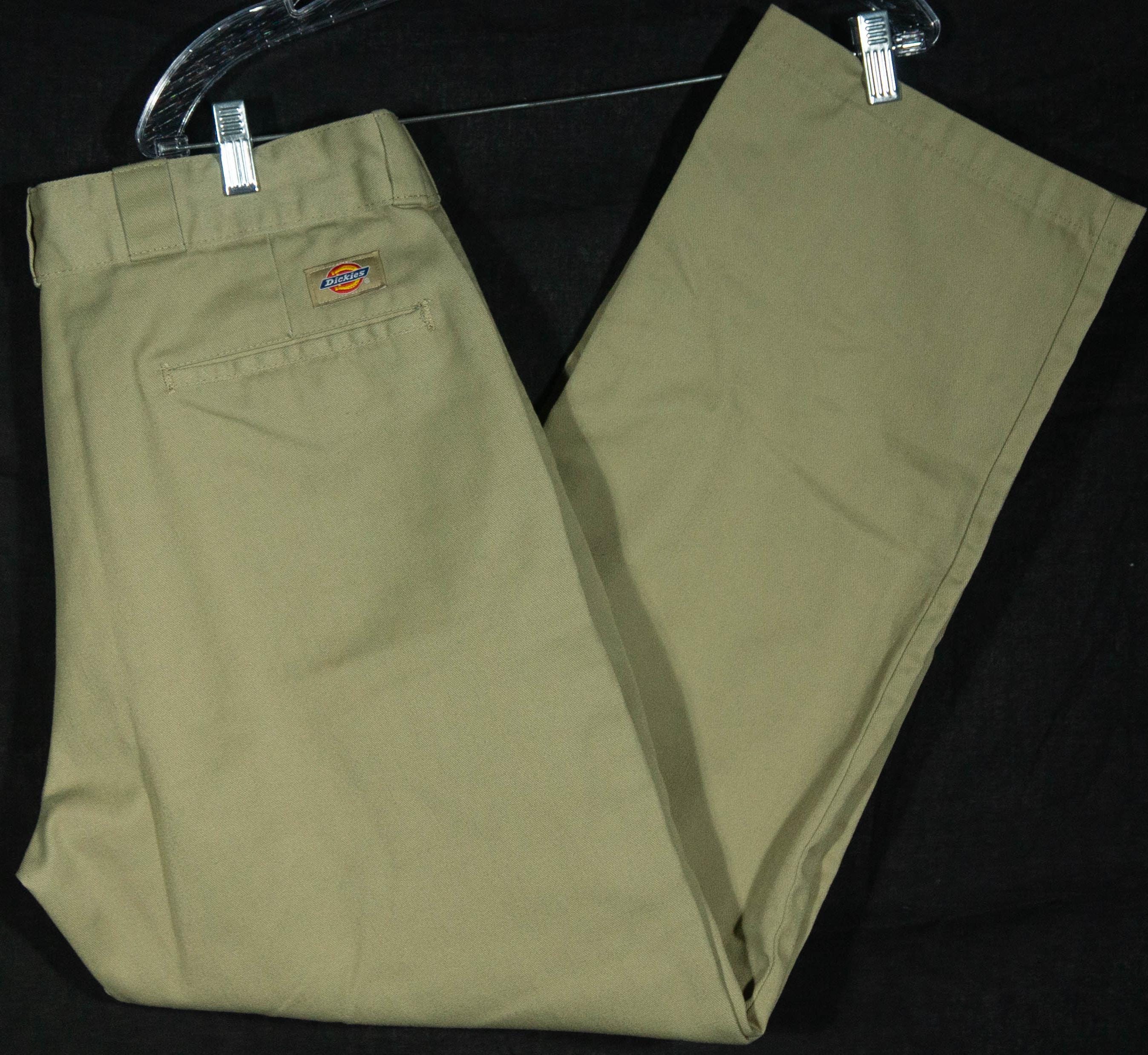 Vintage Dickies 874 Original Fit 90s Utility Pants Tan Khaki Vintage Dickies 874 Original Fit 90s Utility Pants Tan Khaki
