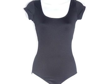 Vintage Leotard Bodysuit Dancer Yoga Outfit "So Dance" Label - Size M