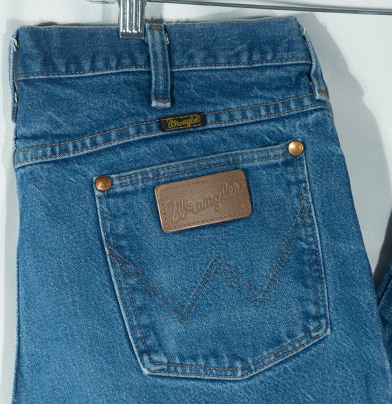 Vintage Wranglers 80s Made in USA Jeans Western B… - image 5