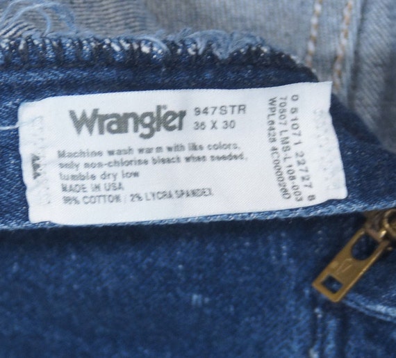 Vintage Wranglers Jeans 80s Made in USA Western B… - image 6