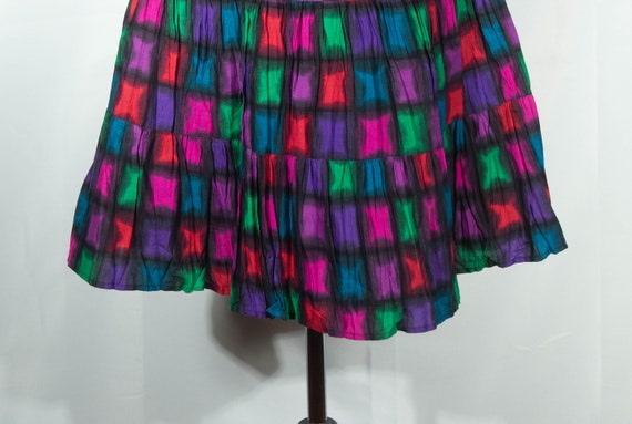 Vintage Southwestern Skirt Made in USA 80s Miller… - image 6