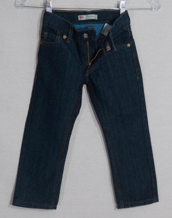Toddler Levi's Jeans Red Tab 511 Dark Blue Wash C… - image 7