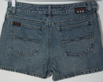 Vintage Mudd Jean Shorts Y2K Shortie Shorts - *VTG Size* 7, 31" Low Rise Waist