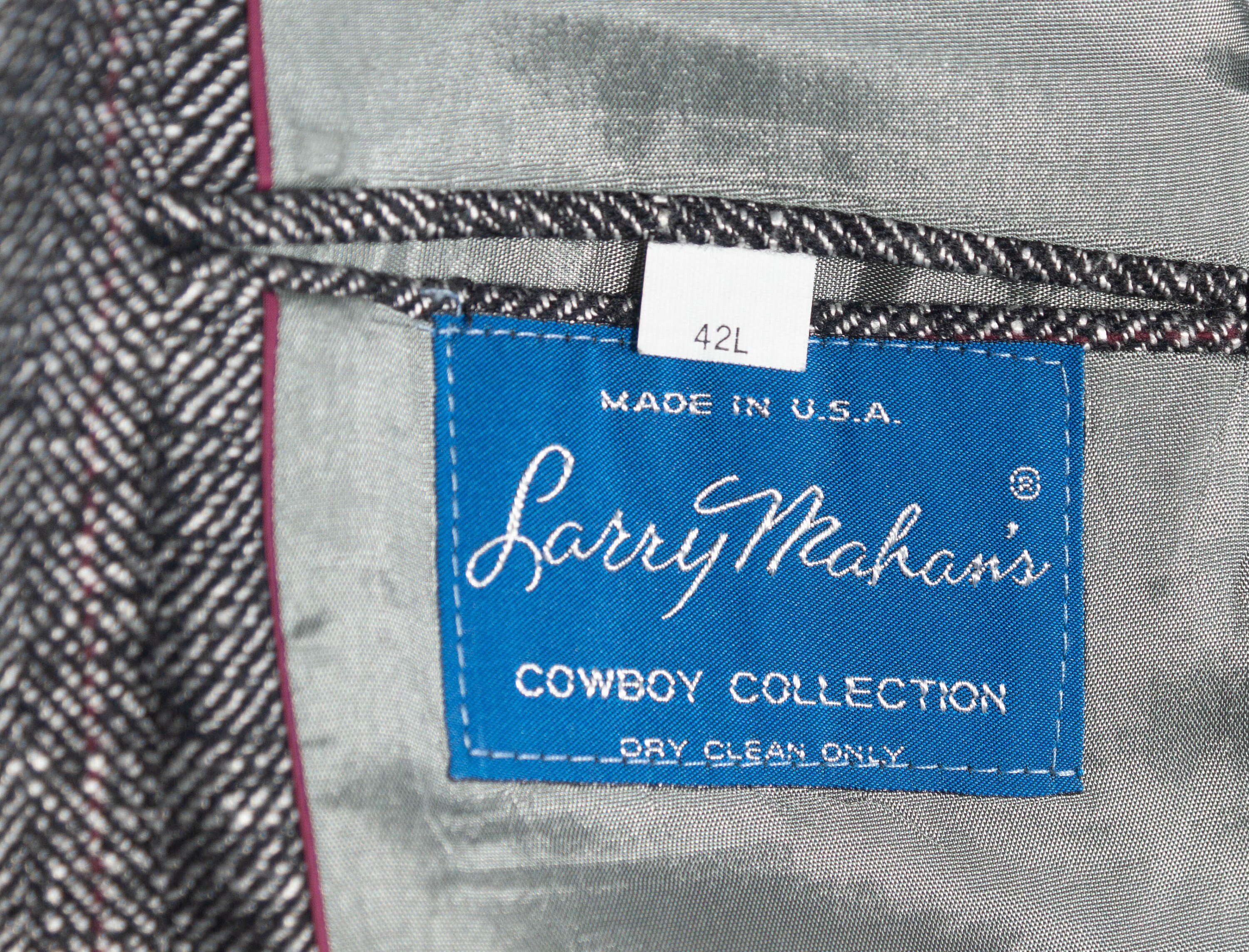 Vintage Western Sport Coat Larry Mahan Cowboy Collection - Etsy