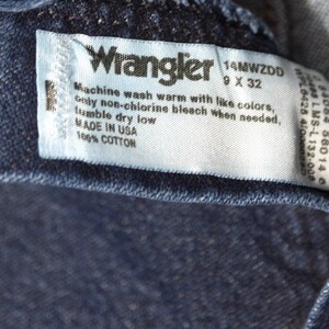 Vintage Western Jeans Tillverkade i USA Wranglers Bootcut - Storlek 9 (28 x 32) bild 4