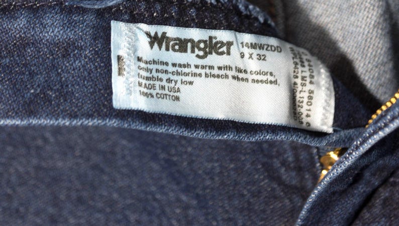 Vintage Western Jeans Tillverkade i USA Wranglers Bootcut - Storlek 9 (28 x 32) bild 4
