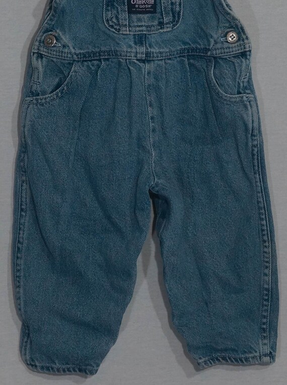 OshKosh Overalls Jeans Vestbak 80s Dungarees Ligh… - image 2